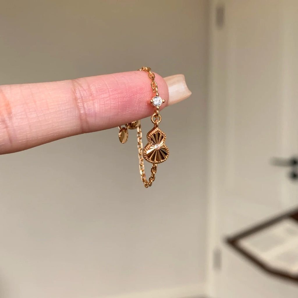 Aurora Baguette Adjustable Ring