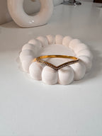 V-Shaped Diamond Sleek Bracelet