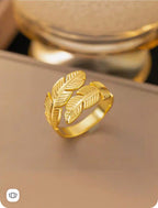 Leaf Wrap Adjustable Ring
