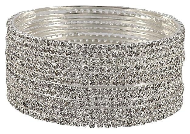 Trending Elastic Rhinestone Bracelets | Sparkling Tennis Stretch Bracelet