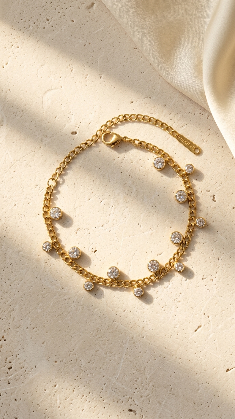 Gold Charm Bracelet