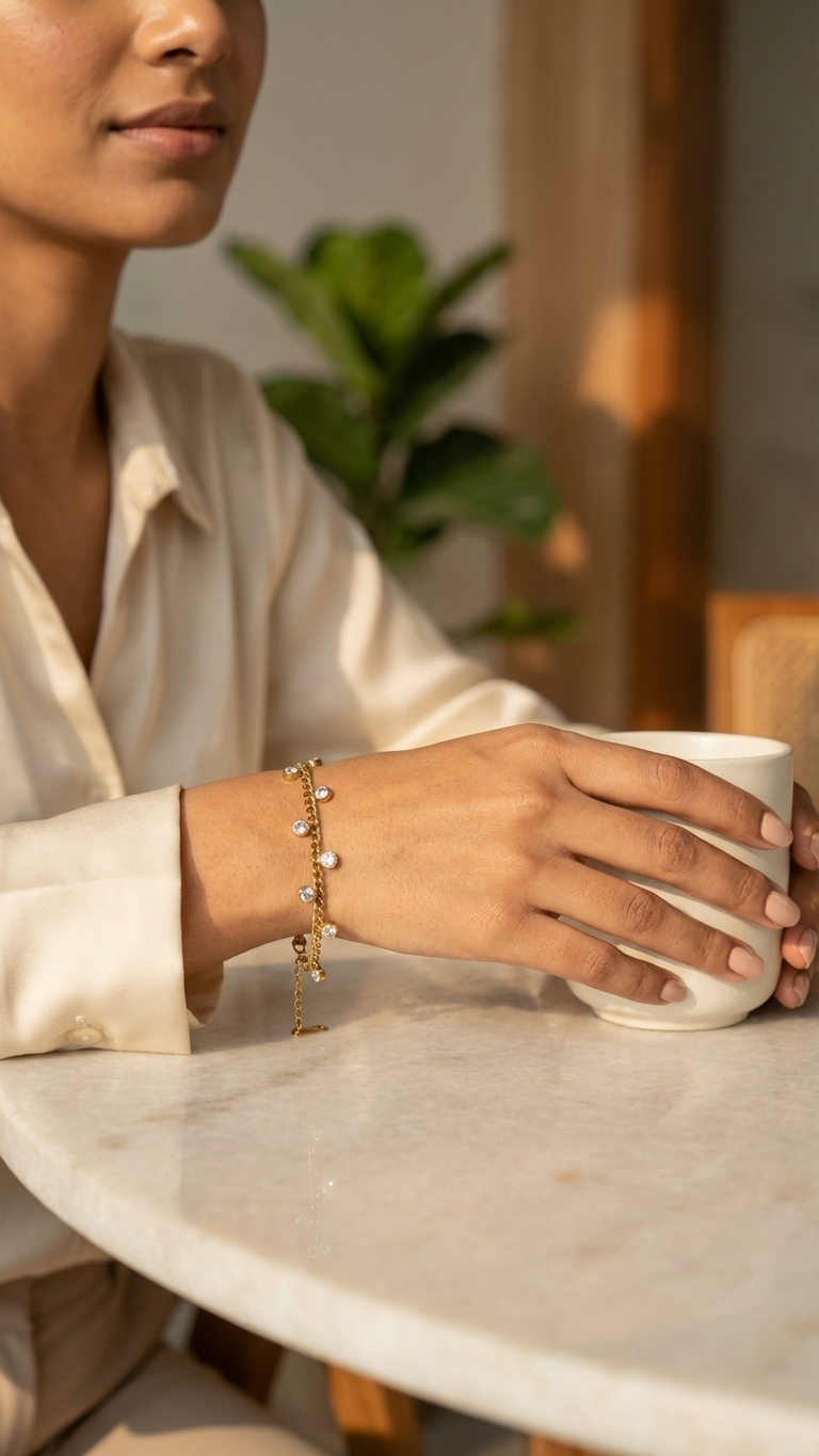 Gold Charm Bracelet
