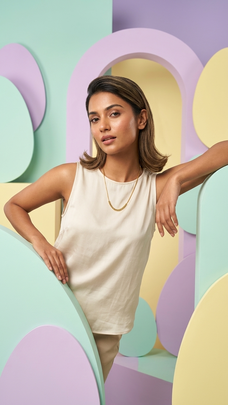 Minimal Gold Beaded Necklace