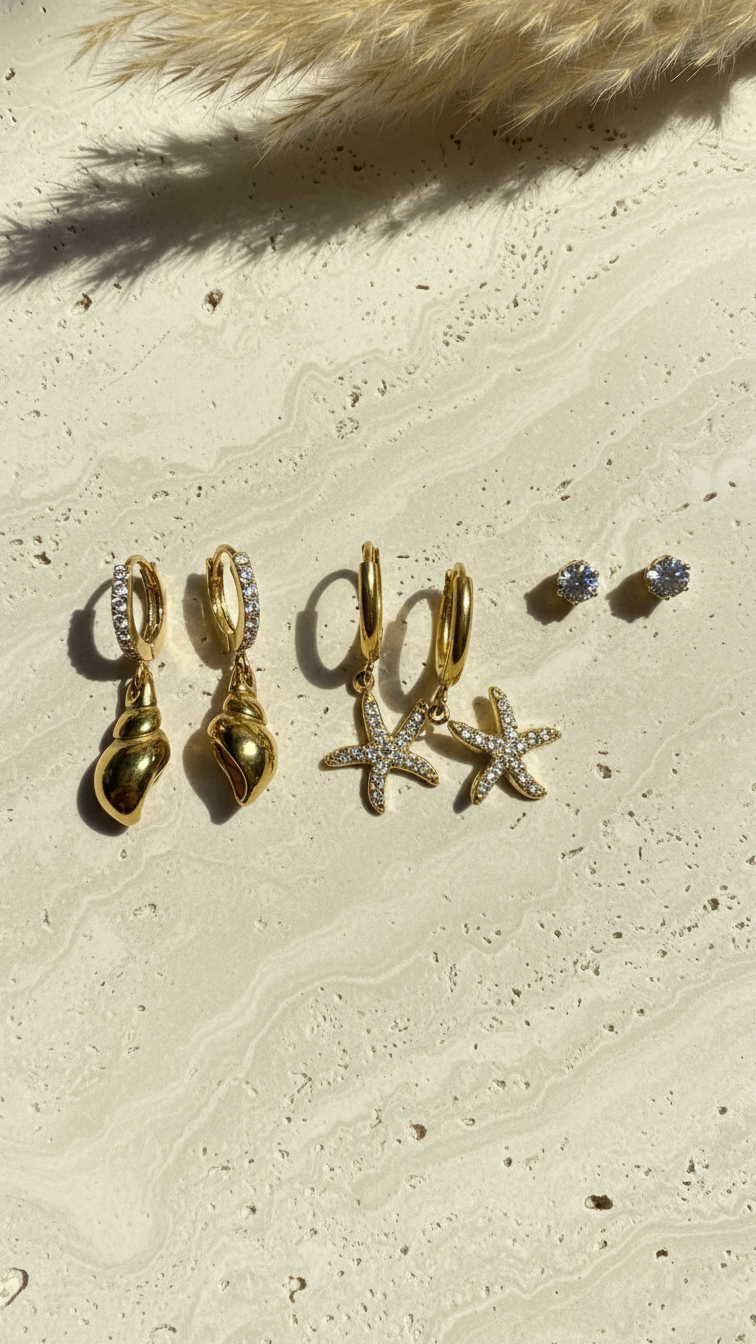 Coastal Glow Hoops Set