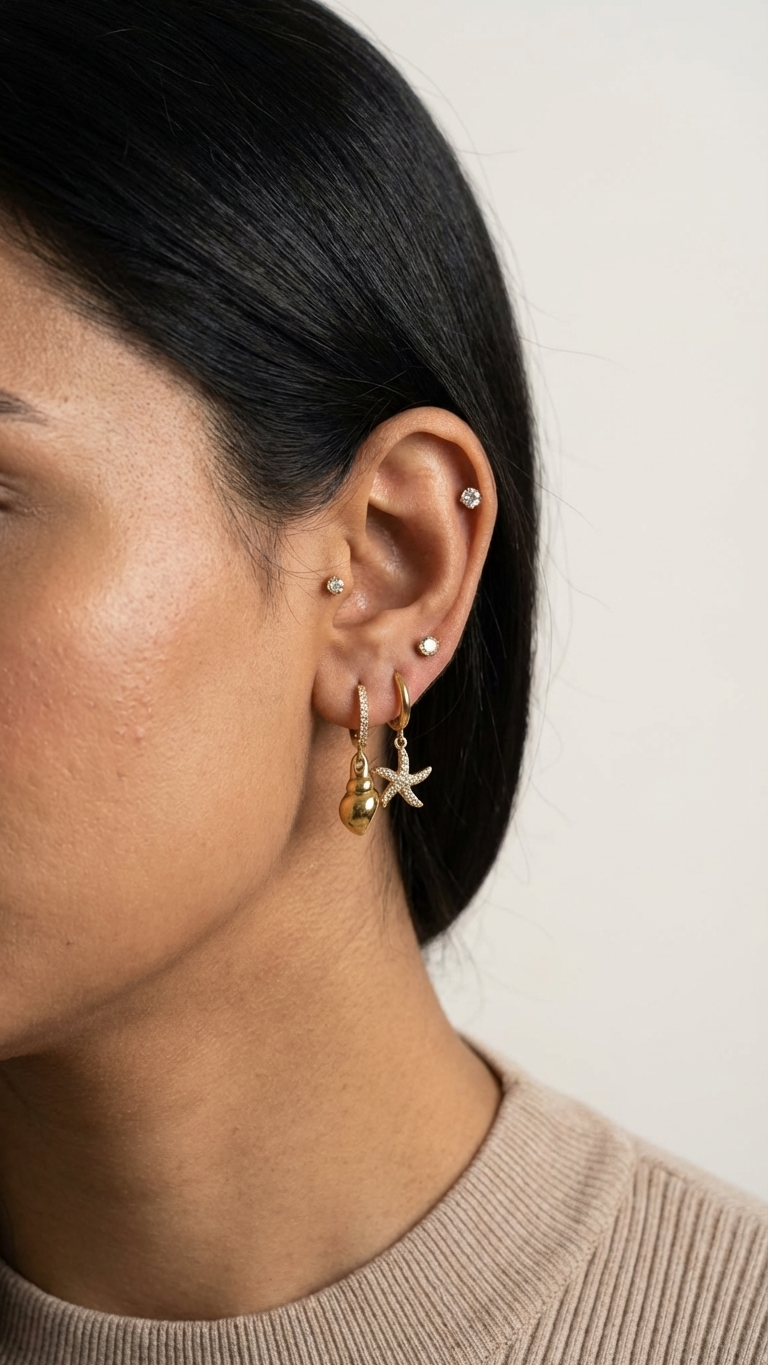 Coastal Glow Hoops Set