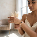 Nazar Pearl Charm Bracelet