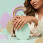 Luna Adjustable Ring – Gold Anti-Tarnish Crystal Open Ring