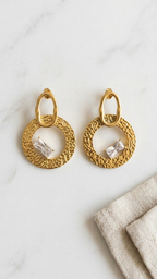 Aurielle Crystal Statement Earrings
