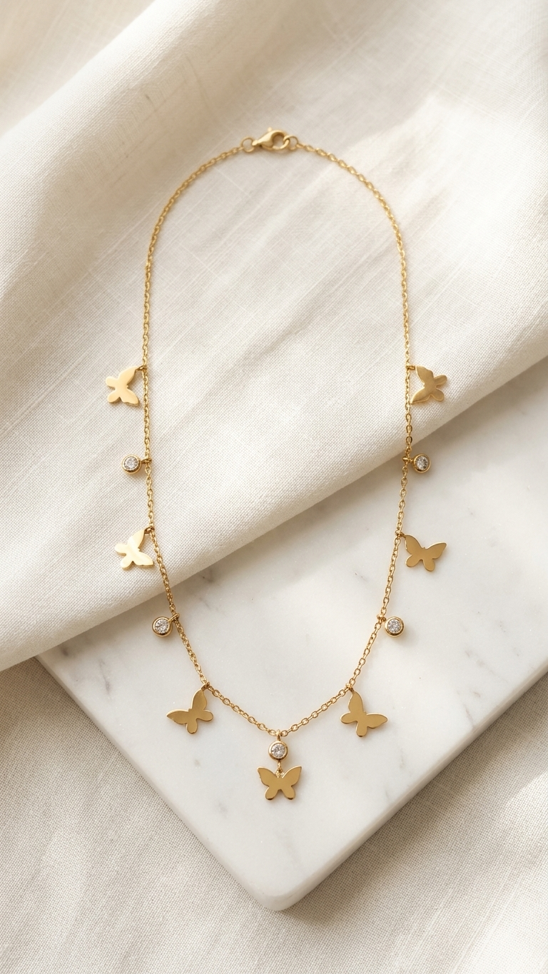 Dainty Butterfly Necklace