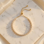 Marquise Tennis Slider Bracelet