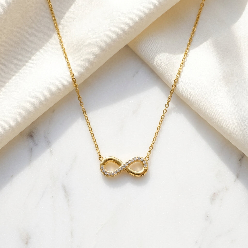 Infinity Spark Necklace