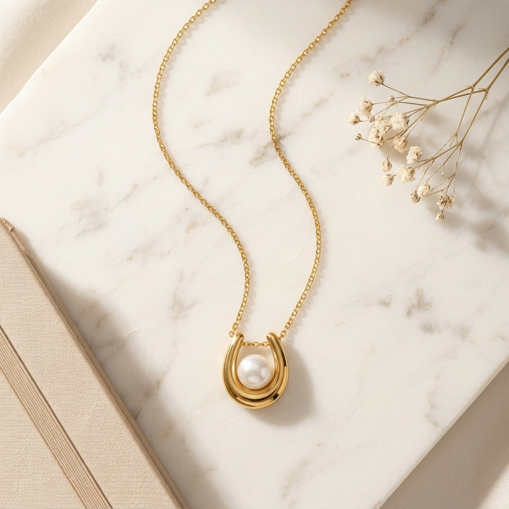 Pearl Halo Necklace