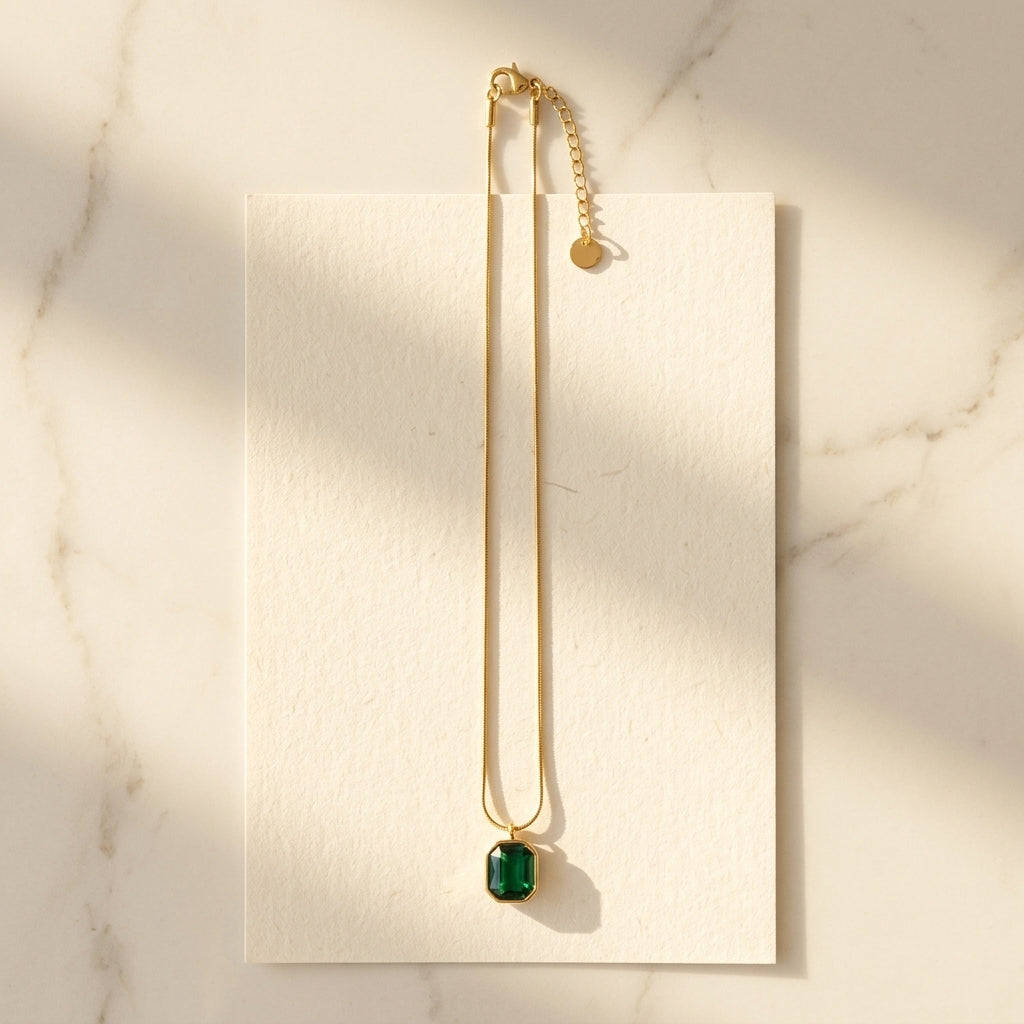Emerald Glow Necklace
