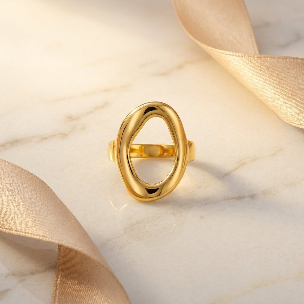 Aura Hollow Statement Ring