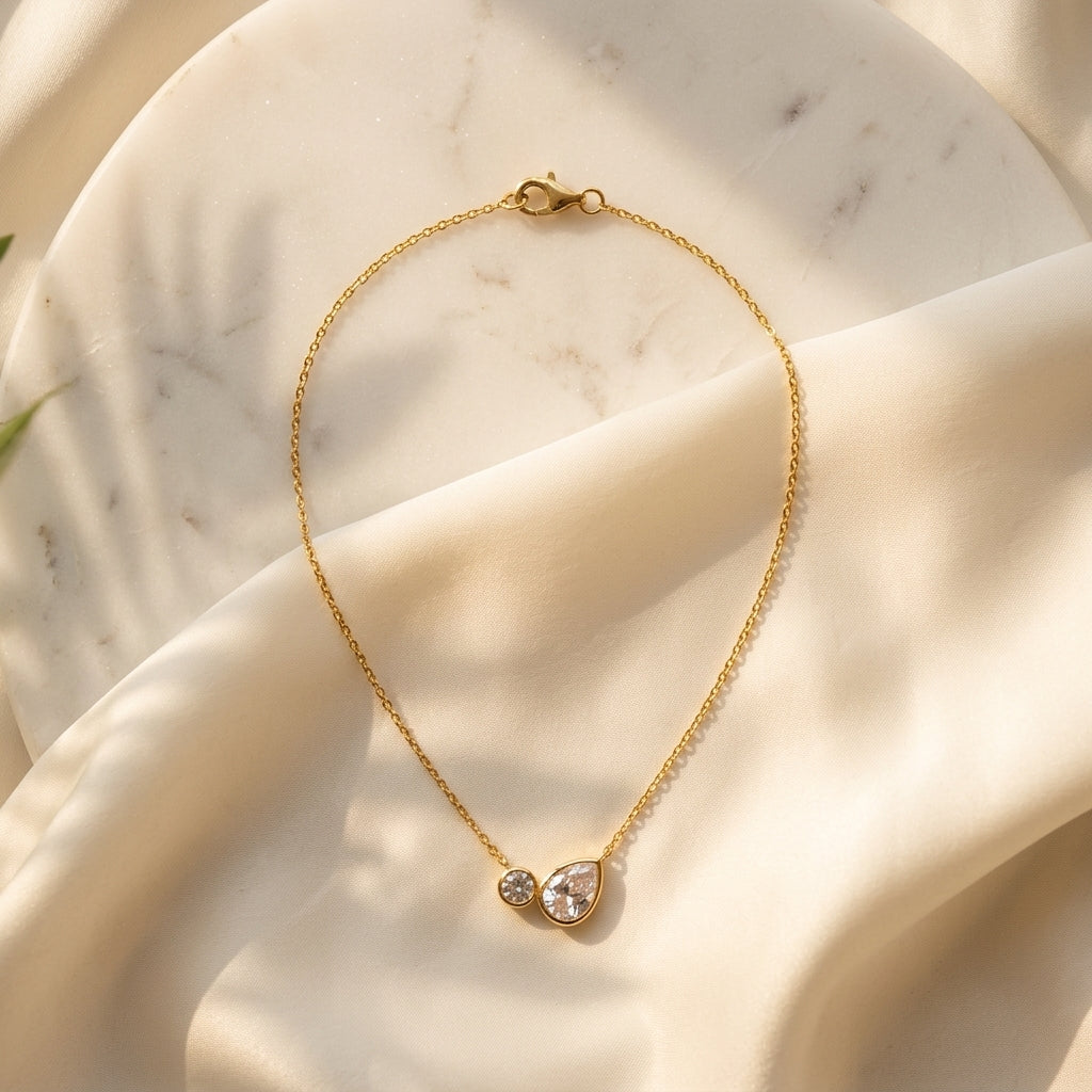 Twin Spark Necklace
