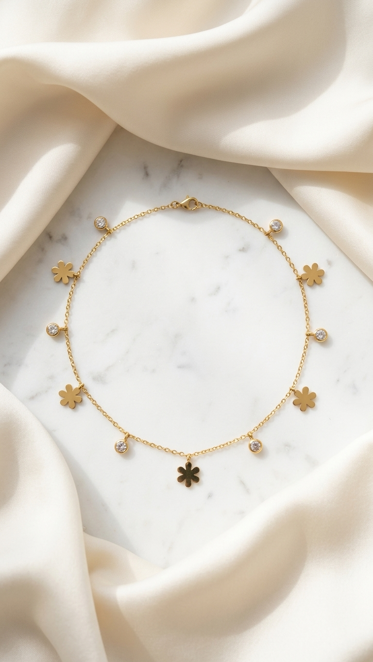 Floral Dainty Necklace