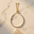 Celeste Tennis Slider Bracelet