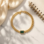 Emerald Link Bracelet