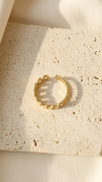 Dual Texture Adjustable Ring