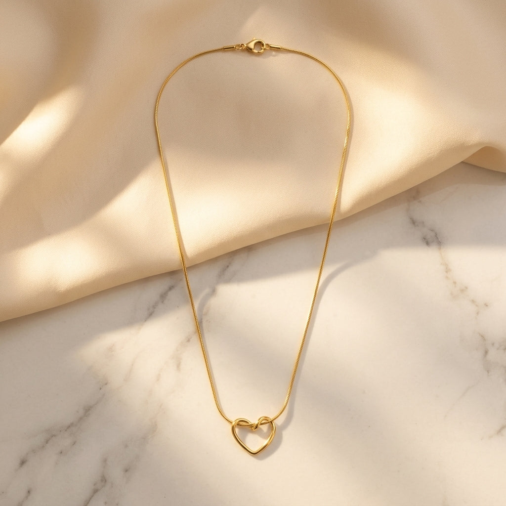 Open Heart Necklace