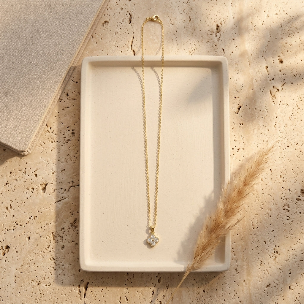 Celeste Clover Necklace