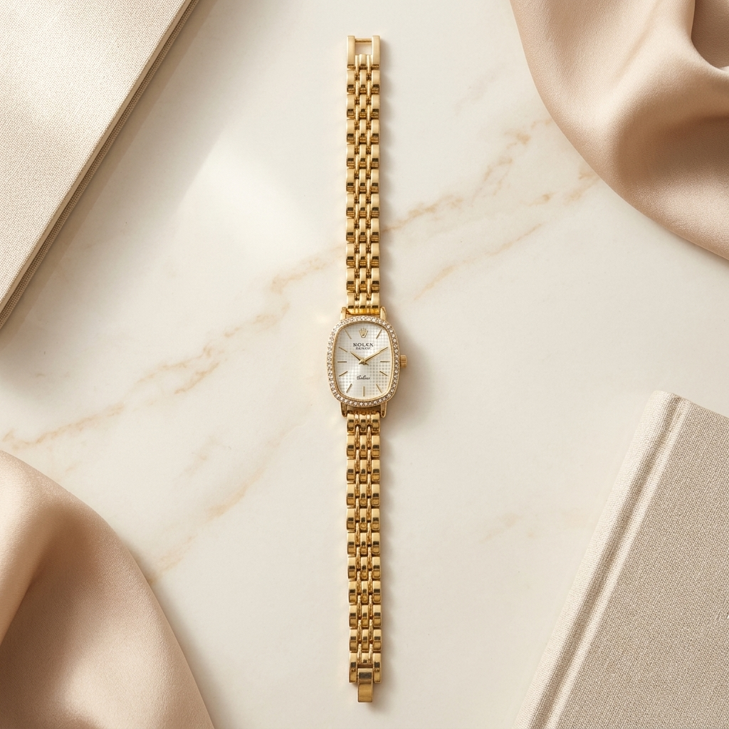 Vintage Oval Gold Watch