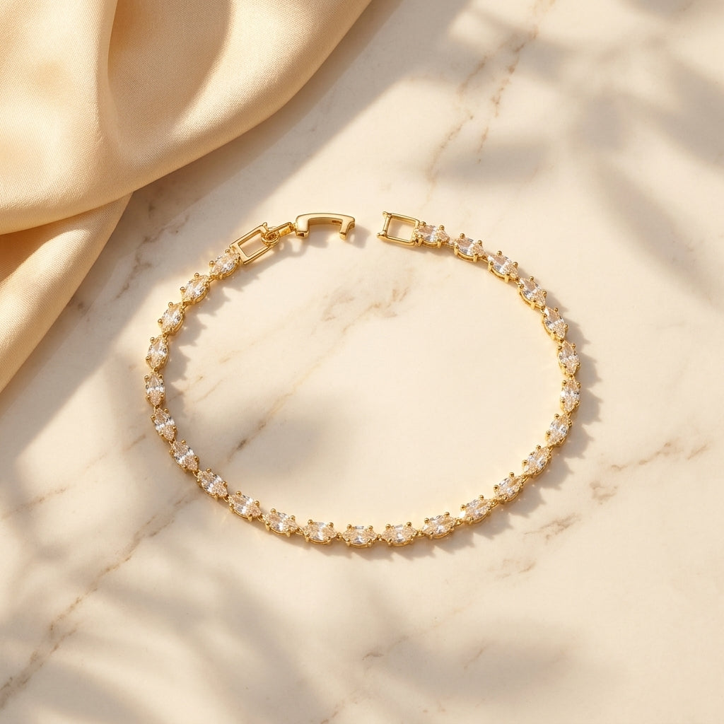 Marquise Tennis Bracelet