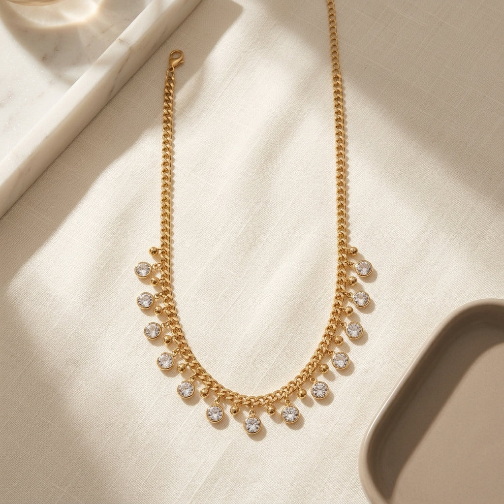 Luxe Celeste Charm Necklace