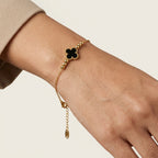 Noir Clover Bracelet