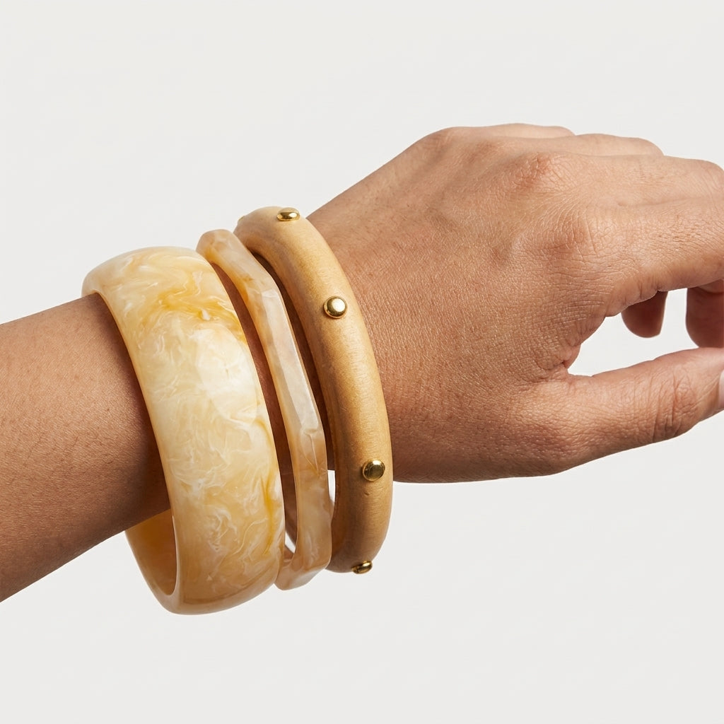 Sandstone Bangle Stack