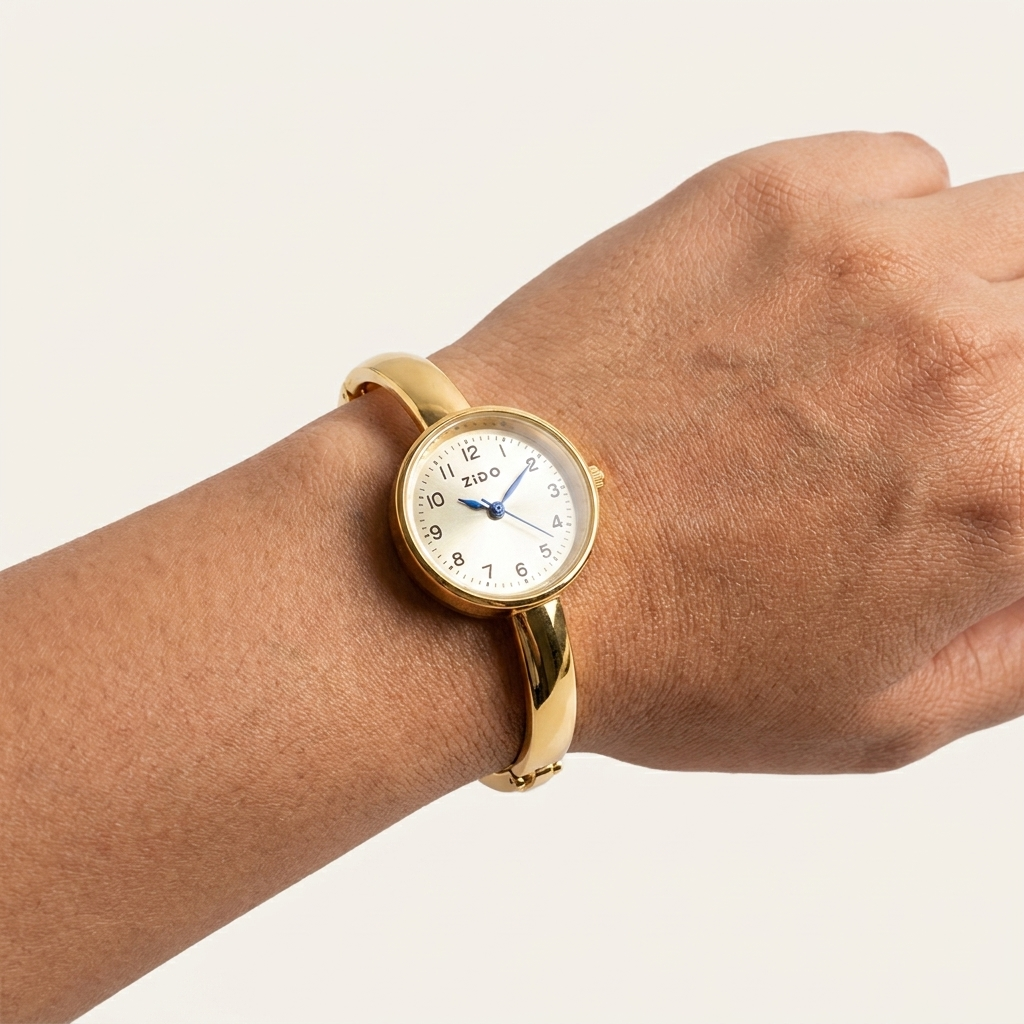 Classic Round Gold Watch