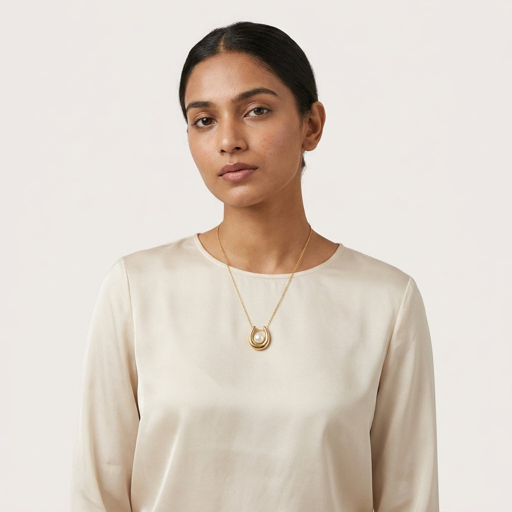 Pearl Halo Necklace