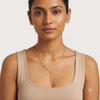 Serene Crystal Drop Necklace