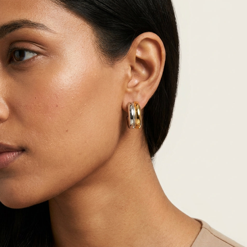 Dual Tone Hoops