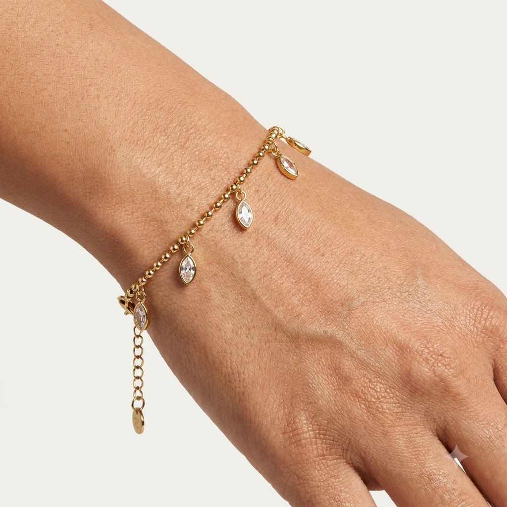 Marquise Charm Bracelet