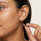 Classic Solitaire Stud Earrings