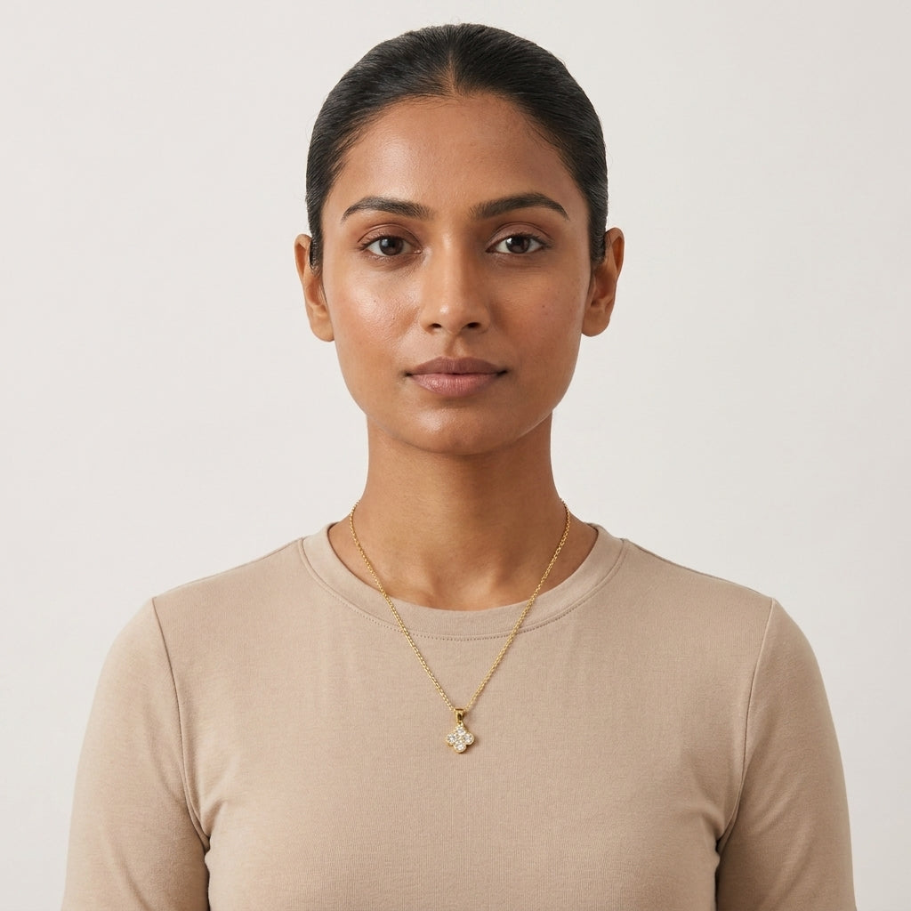 Celeste Clover Necklace
