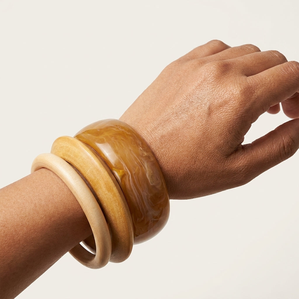 Desert Dune Bangle Stack