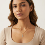 Triple Sparkle Pendant Necklace