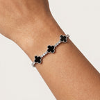 Luxe Clover Tennis Bracelet