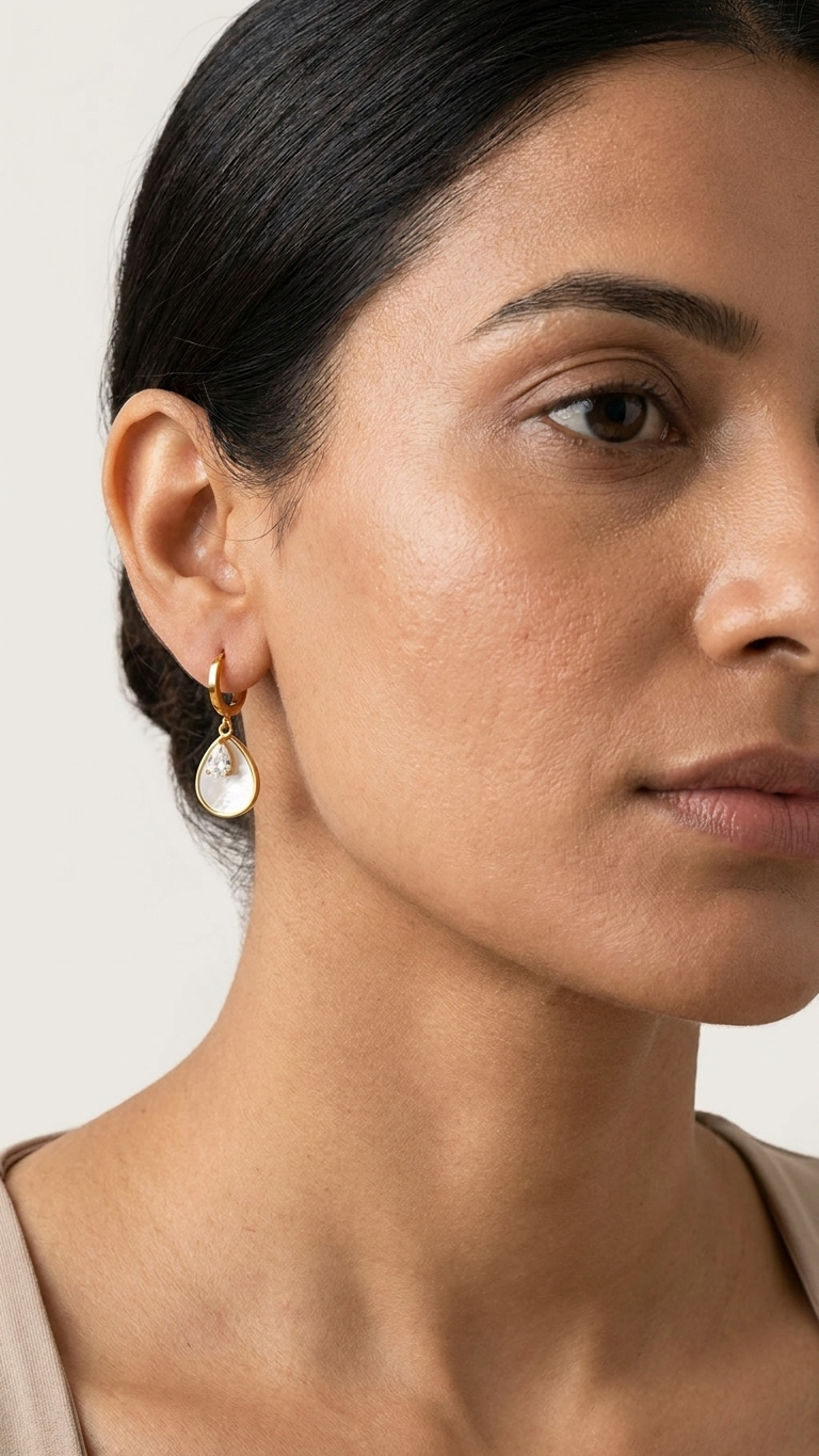 Celeste Pearl Drop Earrings