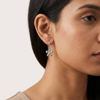 Daisy Charm Hoops
