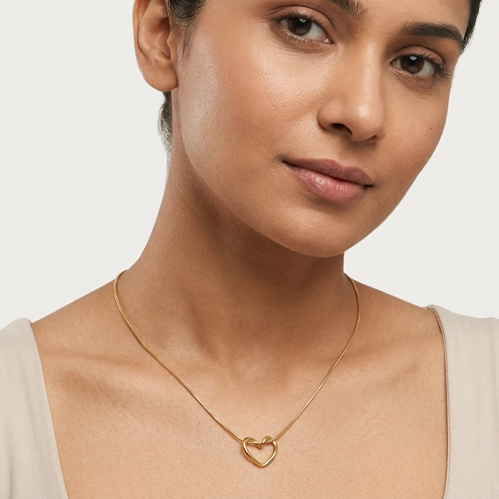 Open Heart Necklace