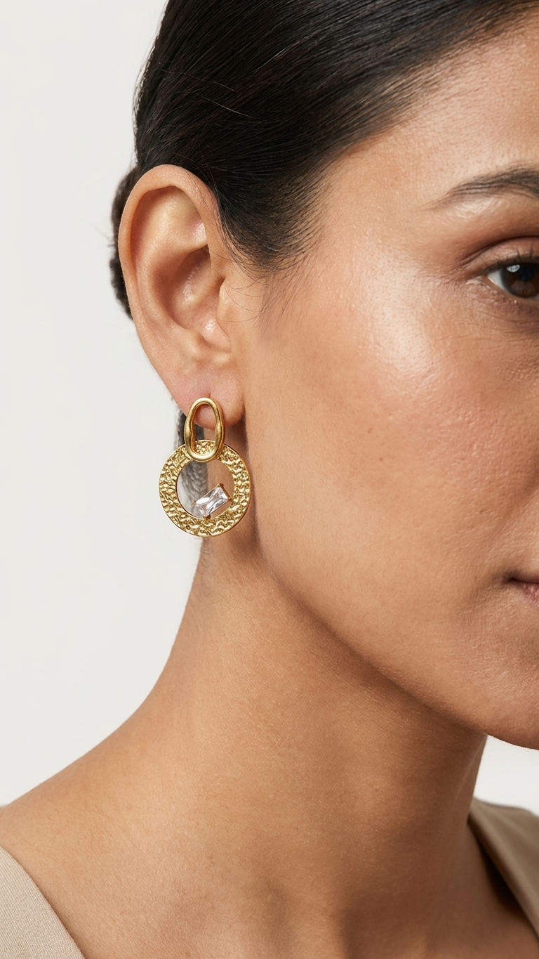 Aurielle Crystal Statement Earrings