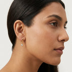 Crystal Drop Hoops