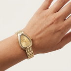 Vintage Teardrop Gold Watch