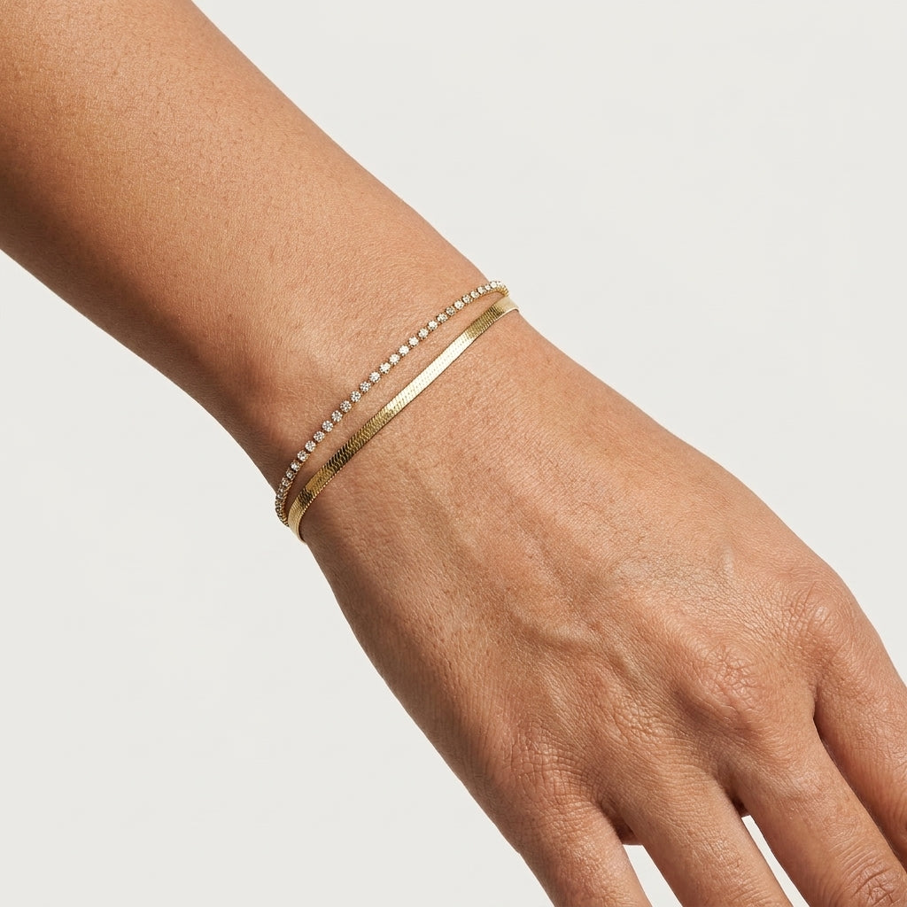 Aurelia Duo Tennis Bracelet