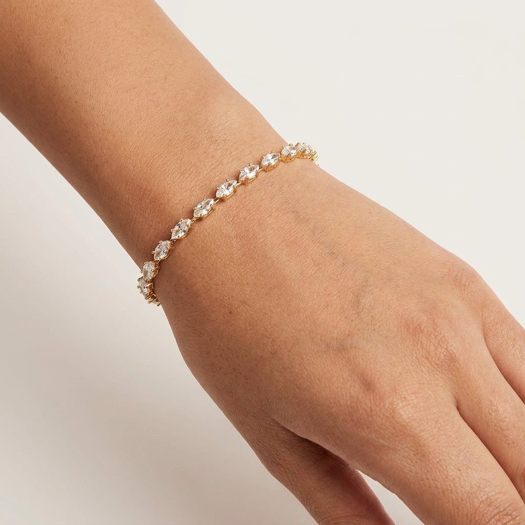 Marquise Tennis Bracelet