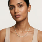 Celeste Tennis Necklace