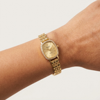 Vintage Oval Gold Watch